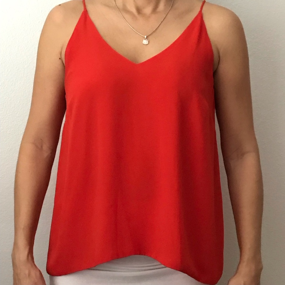 Bebe Spaghetti Strap Backless Blouse - image 5